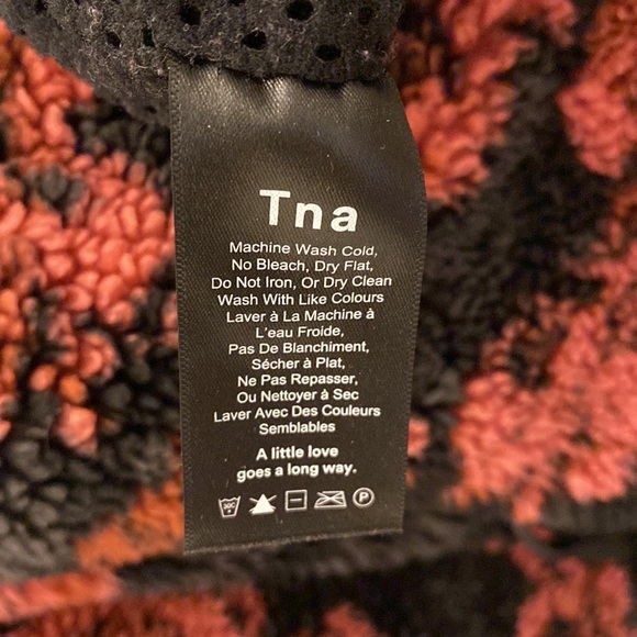 Aritiza TNA Sherpa Fleece Hoodie Jacket. Size XXS - Picture 6 of 6